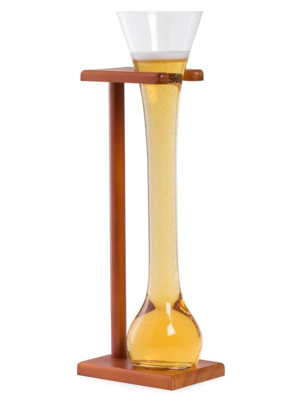 Bey-Berk Ale Glass with Wooden Stand